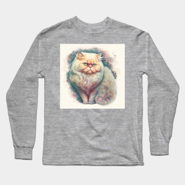 Bundle of love - Persian cat- Purr-fect valentine gift for the feline-loving pet lover Long Sleeve T-Shirt by UmagineArts